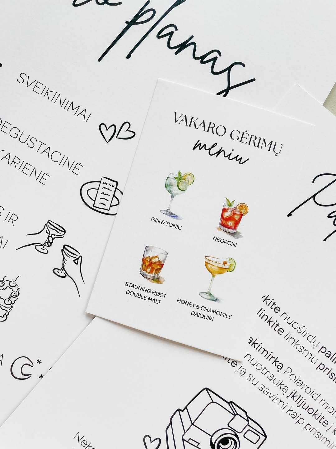 🍸 Planai, planeliai