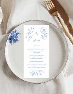 Meniu kortelė Lozana