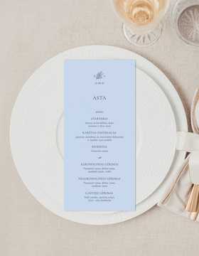 Meniu kortelė Tulūza