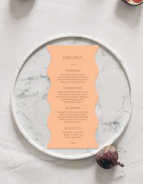 Meniu kortelė Granada