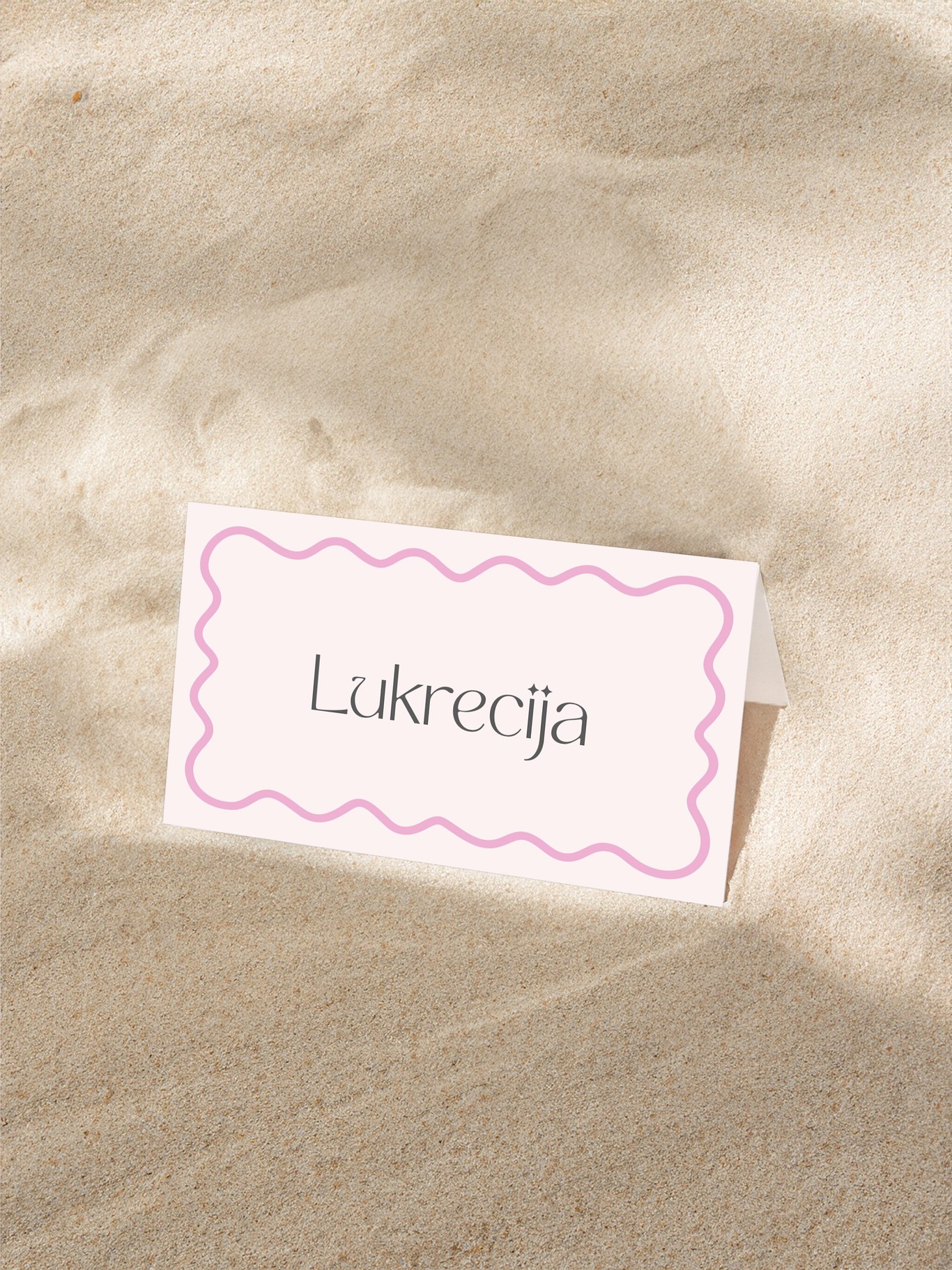 Vardo kortelė Baris