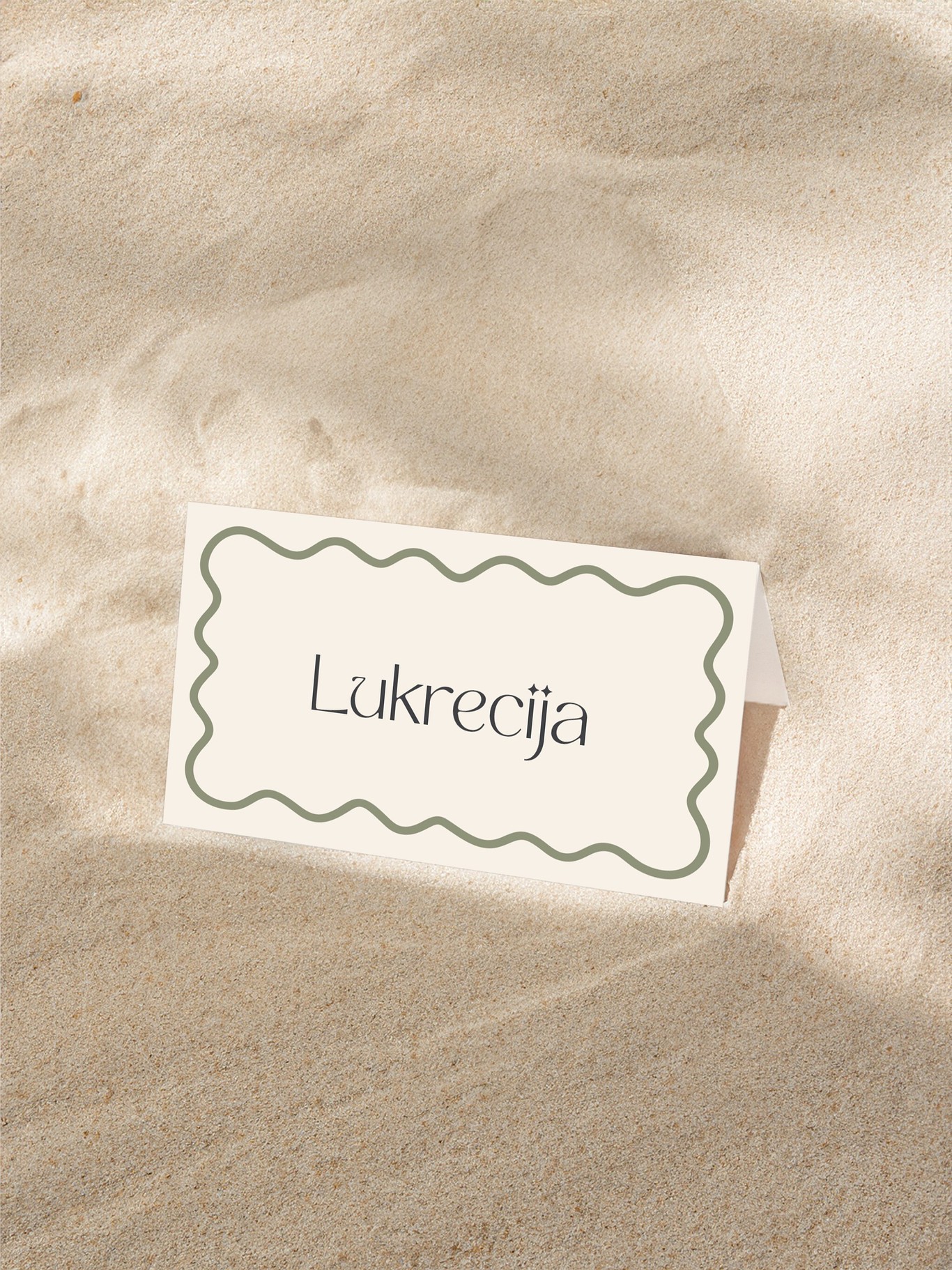 Vardo kortelė Baris