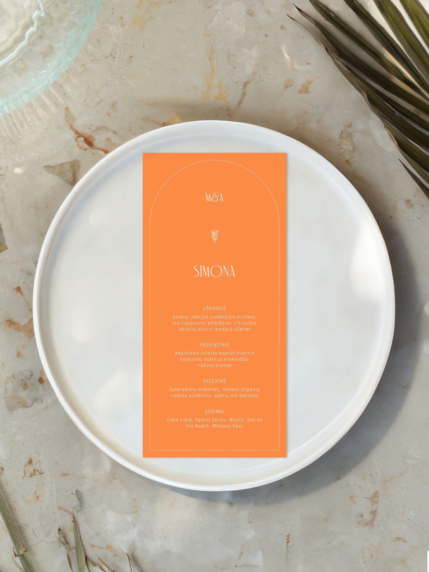 Meniu kortelė Malmė