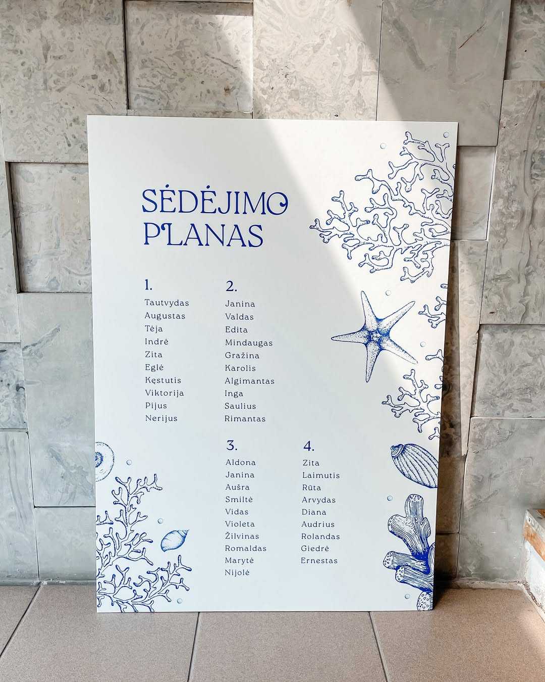 🐋 Šventės spauda jūrine tema