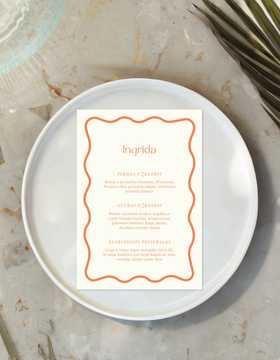 Meniu kortelė Baris