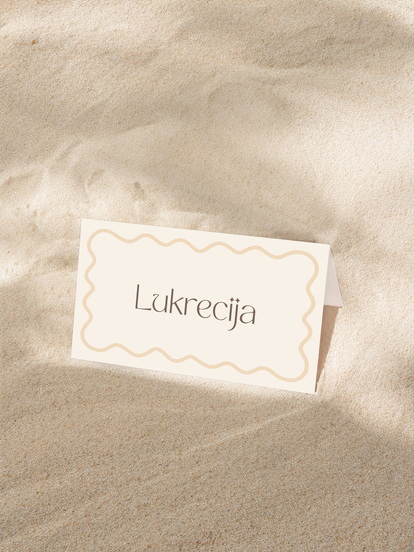 Vardo kortelė Baris