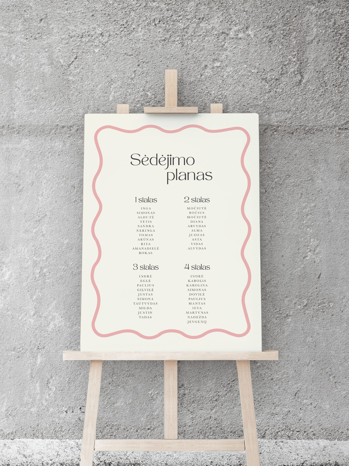 Sėdėjimo planas Baris