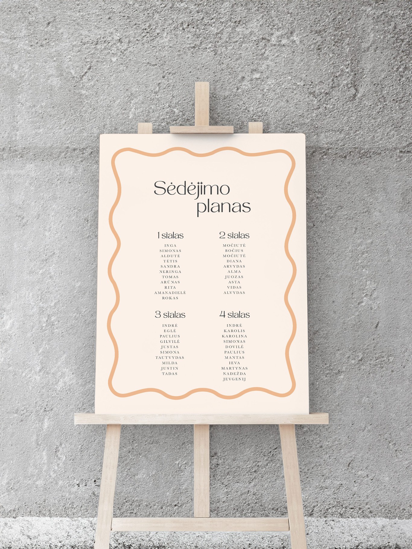 Sėdėjimo planas Baris