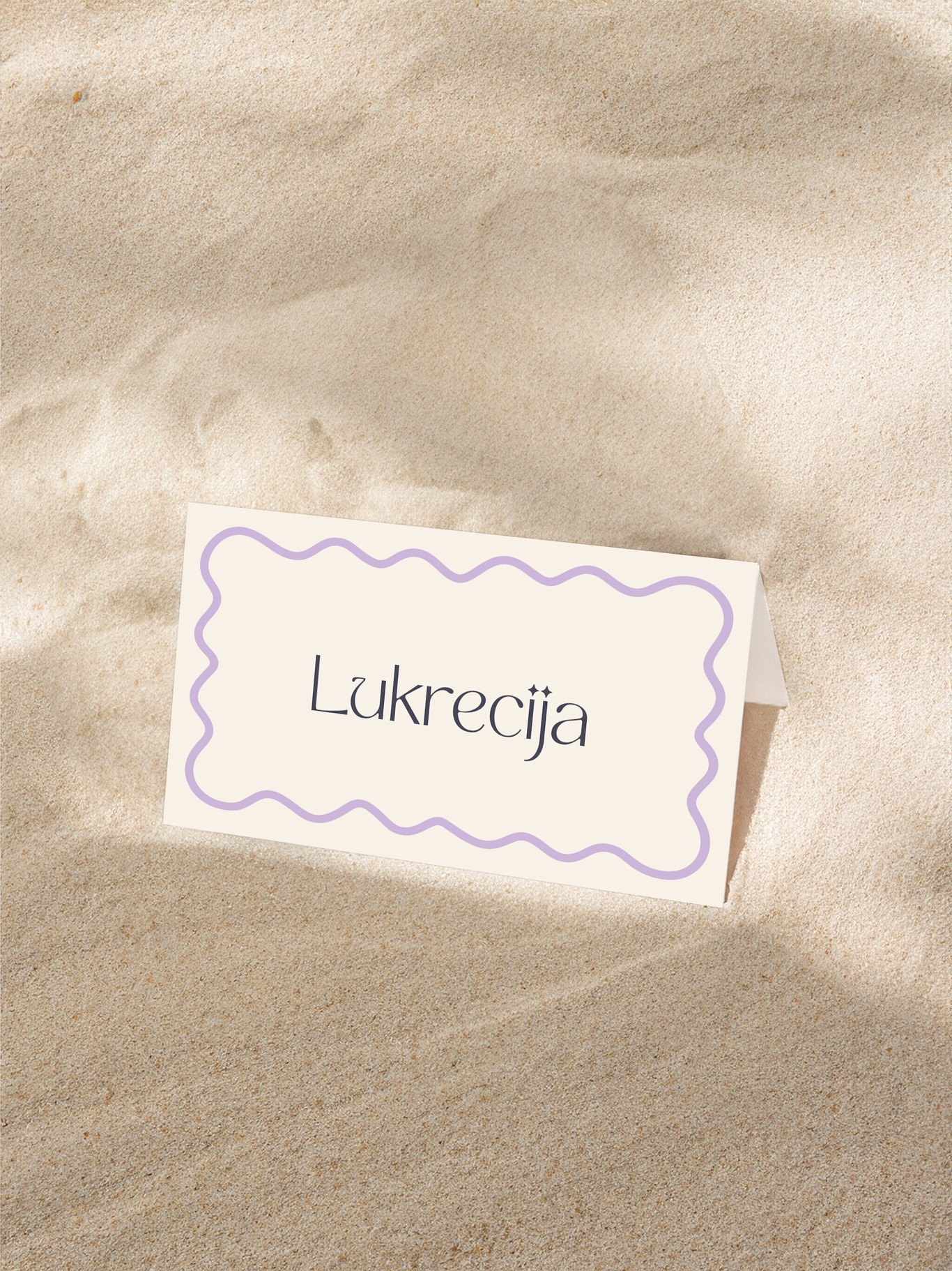 Vardo kortelė Baris