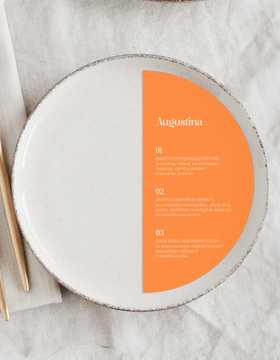 Meniu kortelė Florencija