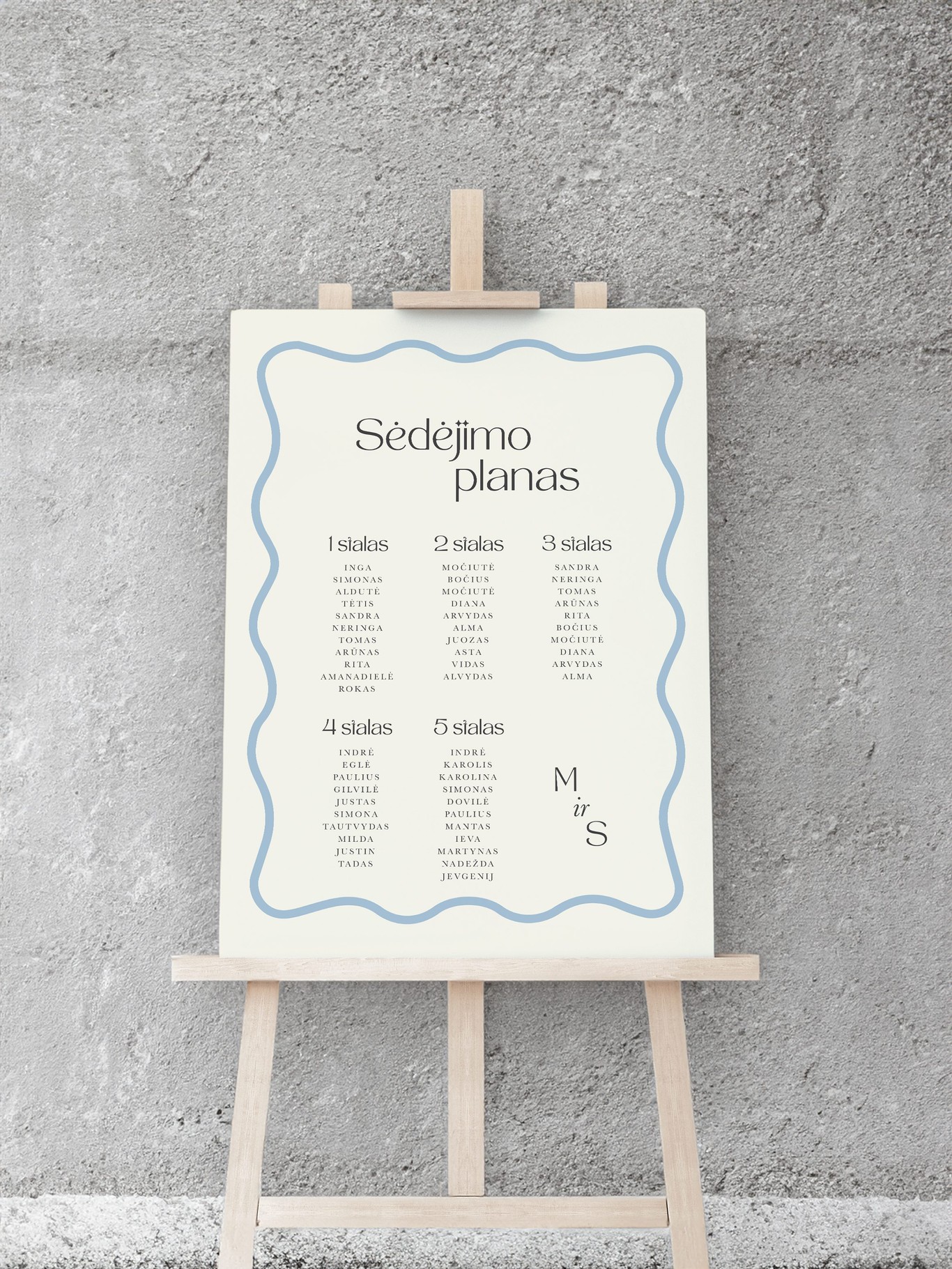 Sėdėjimo planas Baris