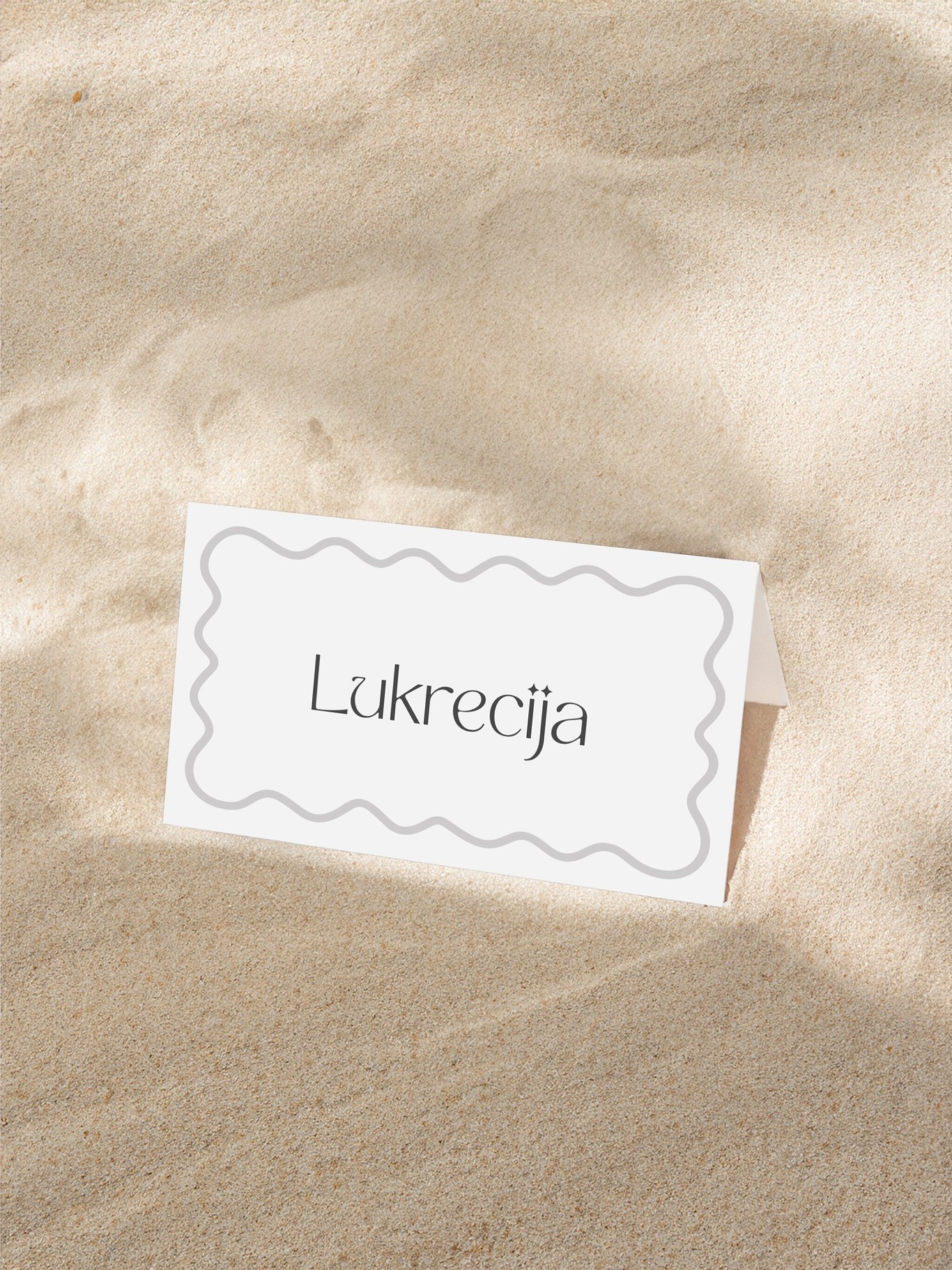 Vardo kortelė Baris